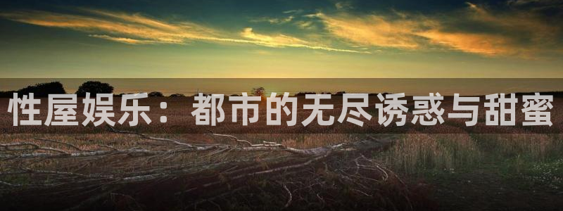 jjb竞技宝：性屋娱乐：都市的无尽诱惑与甜蜜