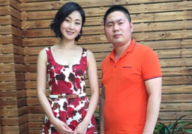 广州JJB竞技宝与明星合影